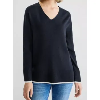 Dámský svetr Street One dámský modrý svetřík (Modrý svetřík značky Street One)