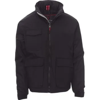 Pánská mikina Pánská zateplená bunda RENEGADE, Payper Barva: ČERNÁ/OCELOVĚ ŠEDÁ, Velikost: 4XL