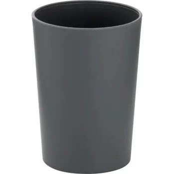 Držák na kartáček KELA Pohár MARTA plastik šedá H 11cm / Ř 8cm KL-24196