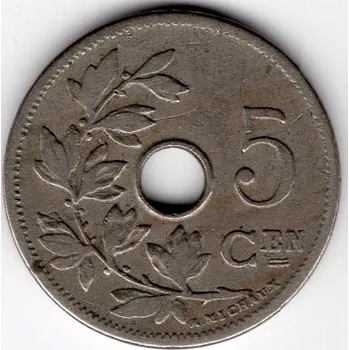 BELGIE. 5 centimes 1904. BELGIE.