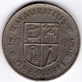 MAURITIUS. 1 rupee 2005.
