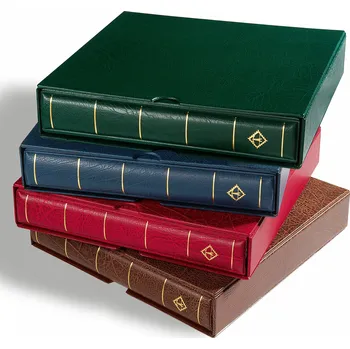 Obal pro sběratelský předmět Leuchtturm Album LEUCHTTURM, LUXUS DL, s kazetou, modrá