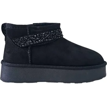 Dámské kozačky Zateplené boty - Válenky Laura Biagiotti Micro Black Velikost: 39