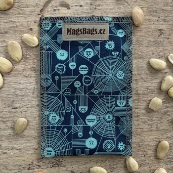 Sáček na potraviny Mlska, kapsa na mlsání - pavučina Magsbags.cz