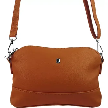 Kabelka BELLA BELLY Hnědá crossbody dámská kabelka se třemi oddíly 5414-BB