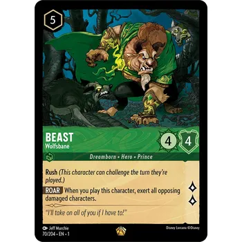 Sběratelská karetní hra 1ST 070/204 BEAST - Wolfsbane - The First Chapter