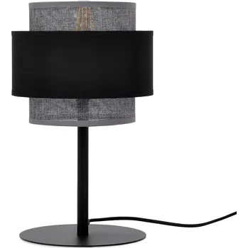 Lampička Kaja Etela stolní lampa 1x40 W černá-šedá K-5176