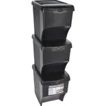 EXCELLENT Odpadkový koš na tříděný odpad sada 3 ks