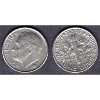 USA. 1 dime 1991/D. KM-195a