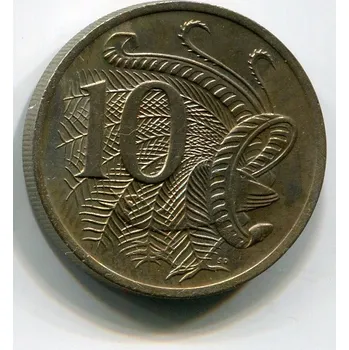 AUSTRÁLIE. 10 cents 1975.
