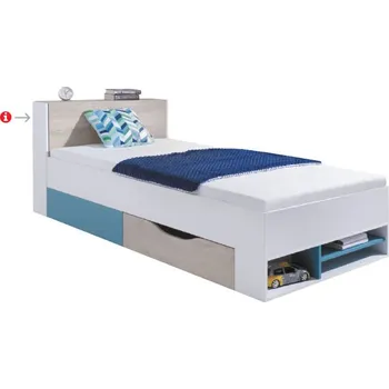 Postel dětská postel s výsuvnými poličkami Planetas PL14