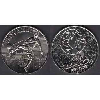 Fotbal. Medaile ze série UEFA EURO 2016. Slovensko.