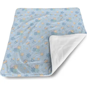 deka Sablio Deka pro miminko Puzzle a dudlíky - 80x100 cm