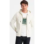 Ombre Mikina OM-SSBZ-0160 Écru Regular Fit XL