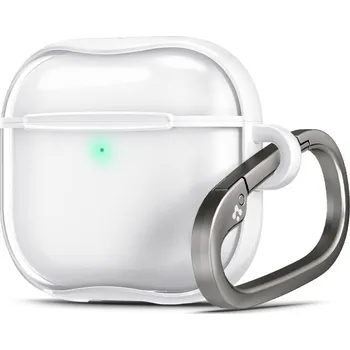 Příslušenství pro sluchátka POUZDRO SPIGEN ULTRA HYBRID APPLE AIRPODS 4 JET WHITE