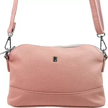 Kabelka BELLA BELLY Růžová crossbody dámská kabelka se třemi oddíly 5414-BB