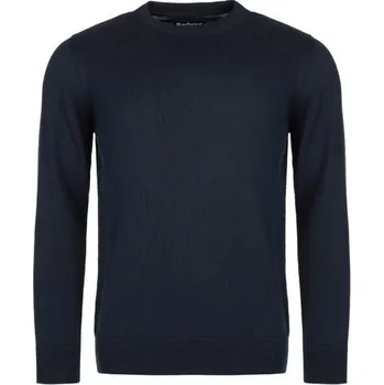 Pánská casual bunda Barbour Pima Cotton Crew Neck Sweater — Navy