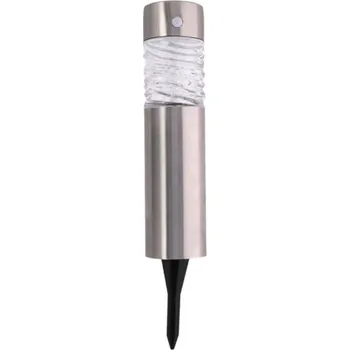 Venkovní osvětlení GRUNDIG Solární LED svítidlo zahradní s pohybovým sensorem 30 cm nerez ED-206718