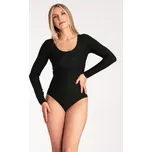 Černé dámské body s výstřihem M1037 black Velikost: L