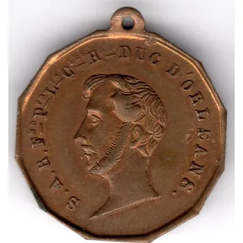 FRANCIE. Louis Philipp I. Souvenir 13 Juillet 1843.