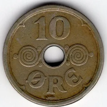 DÁNSKO. 10 öre 1924.