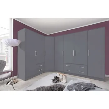 Ložnicová sestava Sestava šatních skříní Serial 3 antracit