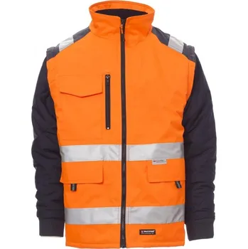 Pánská mikina Pánská reflexní bunda HIWAY, Payper Barva: ORANŽOVÁ FLUO/NÁMOŘN, Velikost: XXL