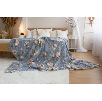 deka NOVINKA 2025 ! MIKROPLYŠOVÁ DEKA S BERÁNKEM 150x200cm - ZAHRADA