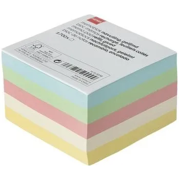 Blok Blok kostka lepená barevná 9x9x4,5cm