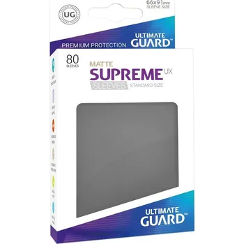 Doplněk k figurce Ultimate Guard Supreme UX Sleeves Standard Size Matte Dark Grey (80)