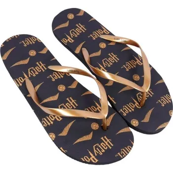 Pánské pantofle Cerda | Dámské žabky Harry Potter zlato-černé - 36/37