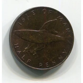 OSTROV MAN. 1/2 penny 1976.