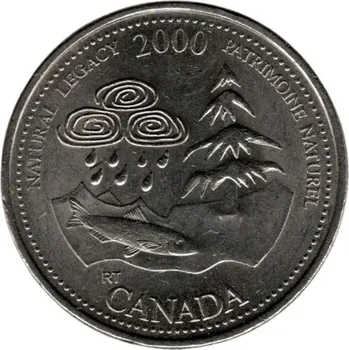 KANADA. 25 cents 2000. Natural legacy. KM-382.