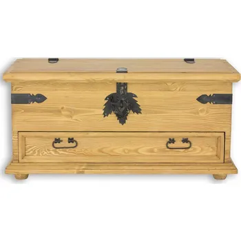 Truhla Truhla KS701 rustikal se zásuvkou. 100 cm