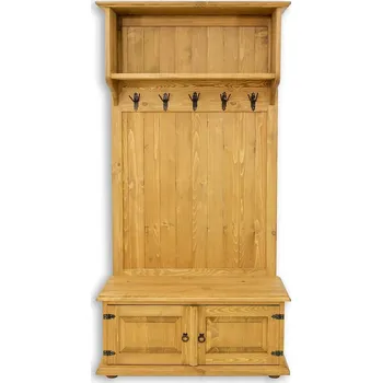 Věšák GR700 s botníkem rustikal