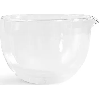 Čaj MOYA SKLENĚNÁ MISKA S DVOJITÝM SKLEM NA MATCHA S VÝLEVKOU, objem 300 ml