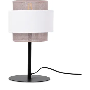 Lampička Kaja Cezar stolní lampa 1x40 W bílá-béžová K-5276