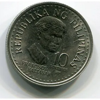 FILIPÍNY. 10 sentimo 1982.