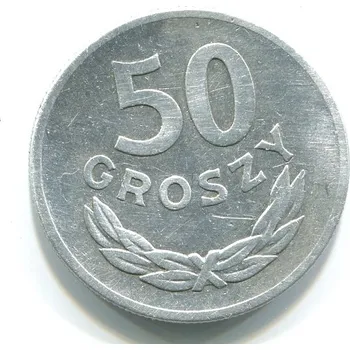 POLSKO. 50 groszy 1949. Al.