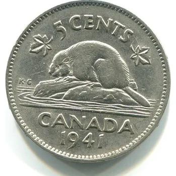 KANADA. 5 cents 1941.