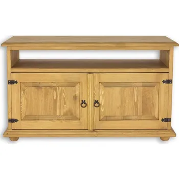 Televizní stolek Dřevěný televizní stolek RV700 rustikal