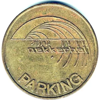 BELGIE. Žeton na parkování Nekkerhal. Mechelen, Brusel a Anversa.