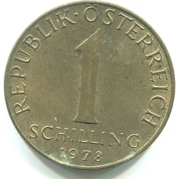 Sběratelství RAKOUSKO. 1 Schilling 1978.