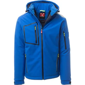 Pánská mikina Zimní pánská softshellová bunda STREAM PAD, Payper Barva: KRÁLOVSKÁ MODRÁ/NÁMO, Velikost: XXS