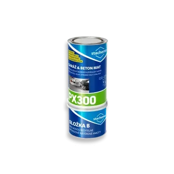 barva na beton PX 300 / GOREPOX mat RAL 9001 bílá - set 5kg (garáž & beton mat)