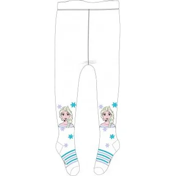 E plus M - Dívčí punčocháče Ledové království / Frozen - bílé 116 - 122