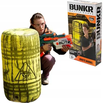BUNKR NAFUKOVACÍ PŘEKÁŽKA PRO NERF SUD NA ODPADKY VODNÍ ZÁKLADNA + 2 NÁPLNĚ