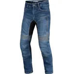 TXR Džíny na motorku Patriot světle modré W42-L32 (Světle modré kevlarové moto jeansy s ventilačními zipy a zvýšeným pasem v zadní části. 4 vnější kapsy a chrániče kolen CE Level-2.)