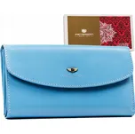 Peterson Elegantní světle modrá kožená dámská peněženka Y414 [DH] PTN 2537-BO Velikost: ONE SIZE