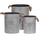 PROGARDEN Květináč ozdobný sada 3 ks 31/28/24cm KO-FZ3000640